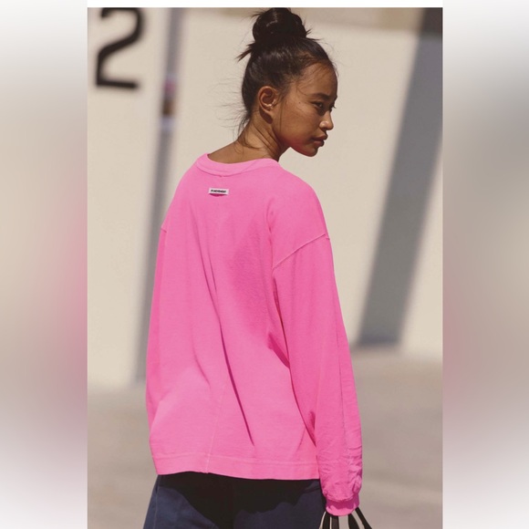NEW Free People x FP Movement Hustle Layer in Pink - Picture 12 of 15